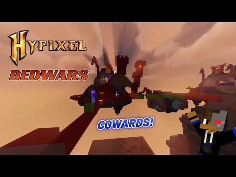 Minecraft Java - Hypixel Bedwars - TRIO OF COWARDS!