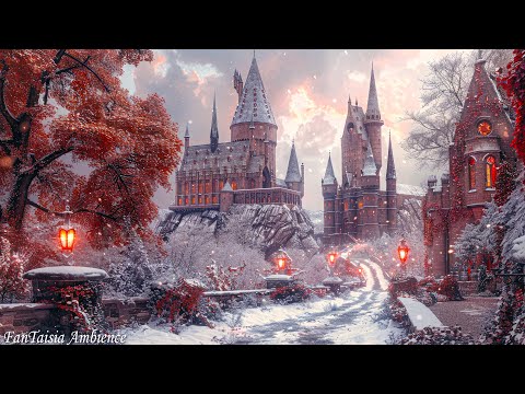 Christmas Eve in a Gothic Castle 🎄 Celtic Music for Winter Study,Relax Nights