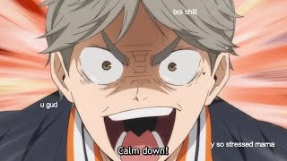 Haikyuu!! S3 E2 - Sugawara gets mad af