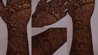 Easy Bridal Mehandi Designs for Full Hands |Latest Rajasthani Bridal Mehndi |Marwari Dulhan Mehndi