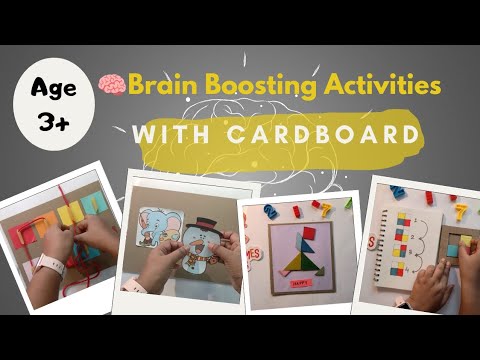 DIY Brain-Boosting Activities for Kids | Easy Homemade Learning Puzzles & Games #brainboosting