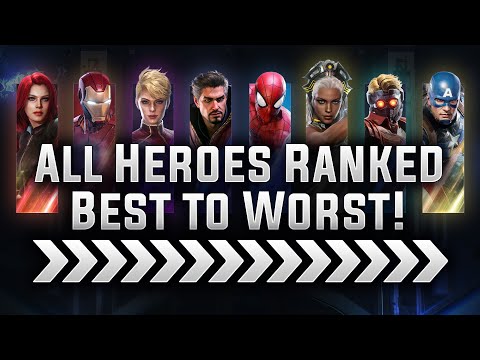 All Heroes Ranked Best to Worst! - MARVEL Future Revolution - MFR