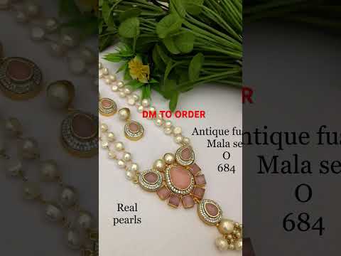 #antiquefinish#pearlsets#ytshorts #youtubeshorts #jewellery #trendingshorts