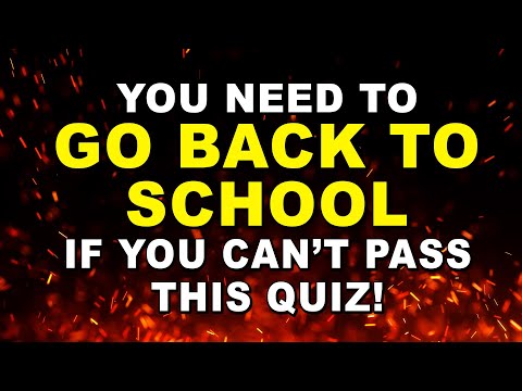 It's BACK TO SCHOOL If You Can't Pass This Quiz! | Ultimate Trivia Quiz Round 98