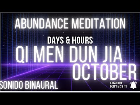 The key to qi men dun jia manifesting abundance in OCTOBER