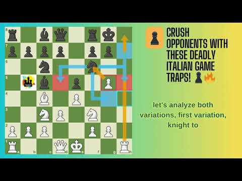 Crush Opponents with These Deadly Italian Game Traps!♟️🔥 #chess #openingtraps #magnuscarlsen #gukesh