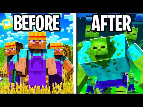 Minecraft Players Simulate a Zombie Apocalypse...