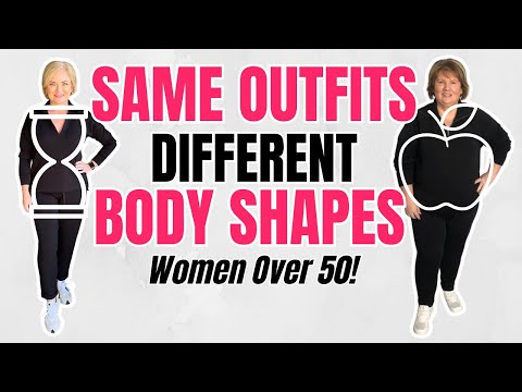 Same Outfits - Different Body Shapes - Women Over 50!