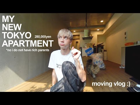 my new tokyo apartment ˎˊ˗ empty tour + moving vlog