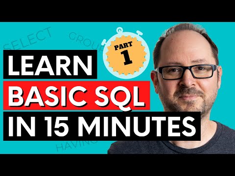 Learn Basic SQL in 15 Minutes | Business Intelligence For Beginners | SQL Tutorial For Beginners 1/3