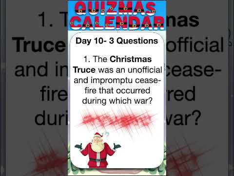 Quizmas Calendar - Day 10 #generalknowledge #quiz #trivia