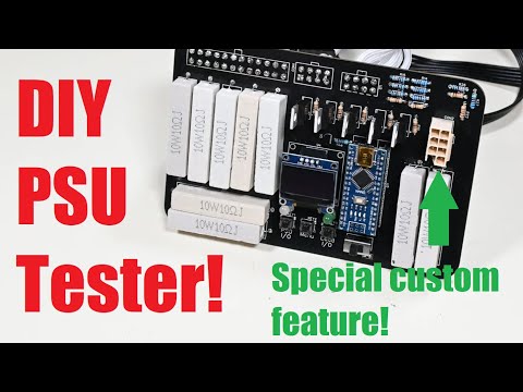 Building My Own PC Power Supply Tester with a Unique Feature!