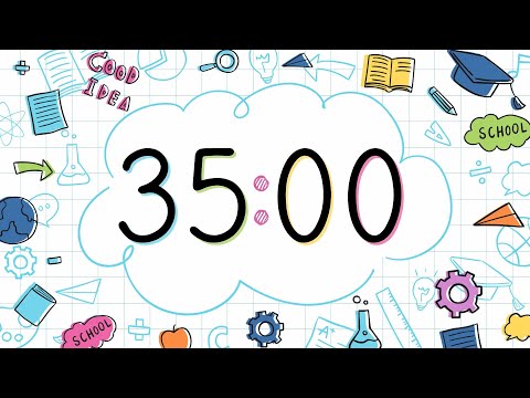 35 Minute School Themed Classroom Timer