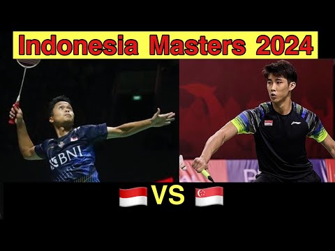 Battle of  Fastest Speed!! | Ginting vs Loh Kean Yew | Indonesia Masters 2024 QF