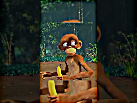 😆Mota Bhai pahele break fast ho..🐒🤣 || monkey and Trunk comady #funny #comedy #ytshorts #viral