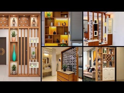 #partition wall design।wooden room divider #roomdivider#2024