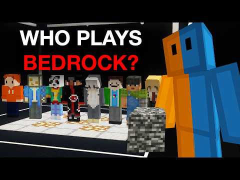 7 Java Players vs 1 Bedrock Player