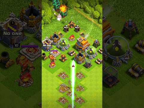 Th 7 destroyed in seconds ll Clash of clans ll #shorts #clashofclans #coc