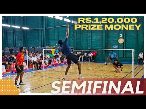 BENNET ANTONY/EDWIN JOY VS GANESH/ARJUN:SKM ALL INDIA OPEN BADMINTON TOURNAMENT