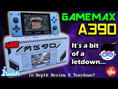 The $50 GAMEMAX A390 Android Game Console - This Cheapo Handheld isn't quite worth it...