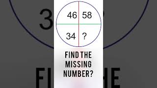 A Genius can Find in 5 seconds🤔 #mathsviraltricks #maths #mathshorts #finding #missing #numbers