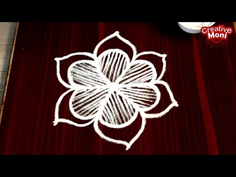 New Year 2021 Special Rangoli |Sankranthi Muggulu with 3 dots