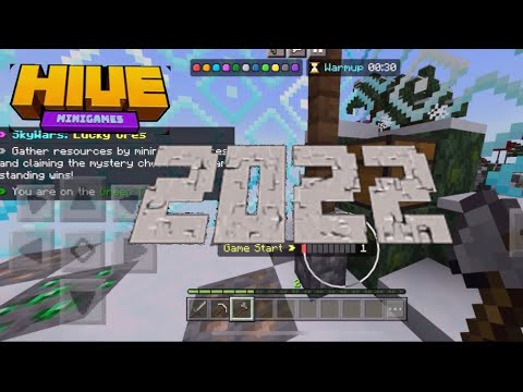 last 2022 video the hive skywars but mobile