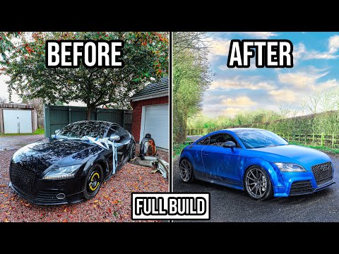 FULL BUILD - RESTORING A STOLEN & FIRE DAMAGED AUDI TTS MK2 8J