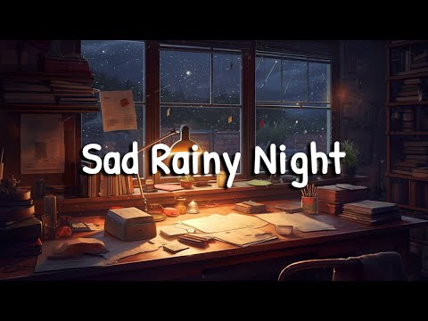 Sad Rainy Night 🌧 Rainy Lofi Chill [Lofi Mix / Lofi HipHop / Chillhop]