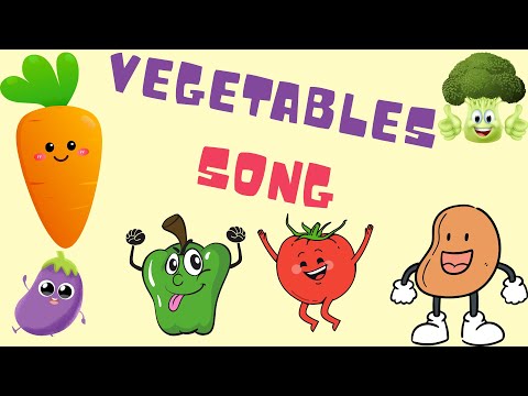 Vegetables Song | Learn Colors & Healthy Eating for Kids | Elephant Rhymes | Sing Along & Have Fun