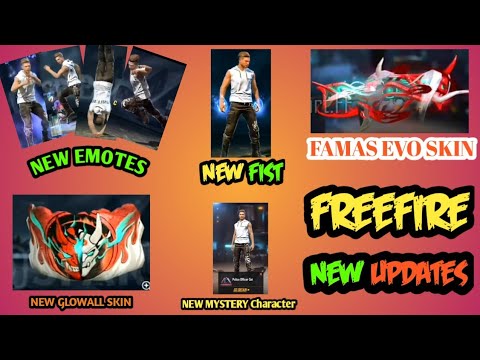 Free Fire New updates | free fire new emotes | free fire new FAMAS EVO GUN | free fire new gloo skin