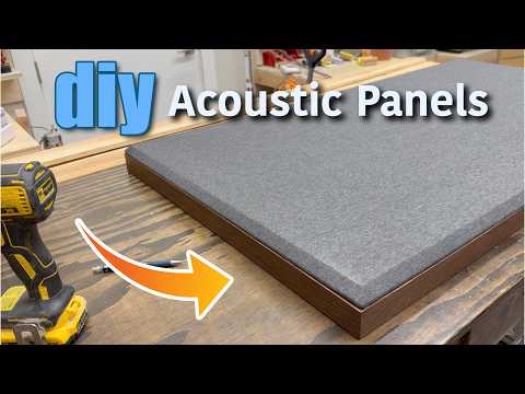 How to Make Acoustic Panels DIY