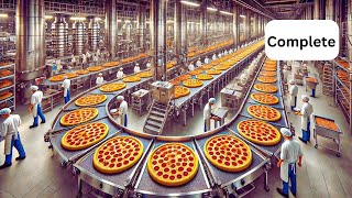 How Pizza Is Made In Factory  Pizza Factory Process