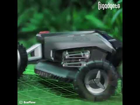 EcoFlow BLADE robotic lawn mower② #gigadgtes #smartliving #lawnmower #lawncare #automower