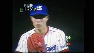 1991ヤクルトスワローズ川崎憲次郎VS読売ジャイアンツ　神宮球場　緒方耕一　篠塚利夫　ブラッドリー