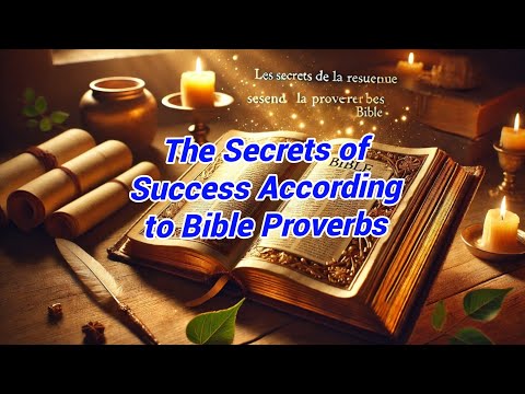 The Secrets of Success According to Bible Proverbs