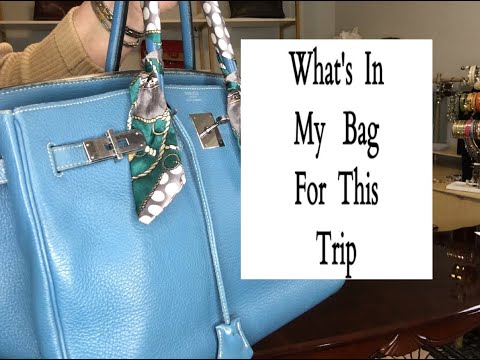 Birkin 35 |  What Did I Take On The Trip With Me ?  | R E B E C C A  B A R T O N