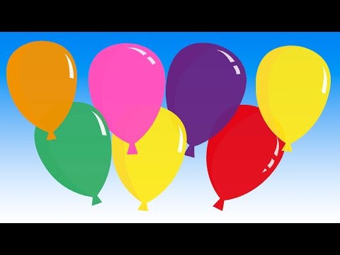 "Pretty Balloons" (balloon song for learning colors) - Little Blue Globe Band