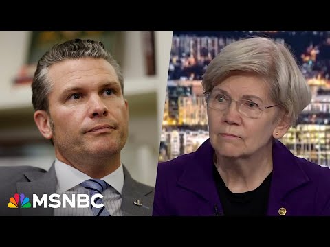 'We need somebody who's going to be sober': Sen. Warren blasts Pete Hegseth after hearing