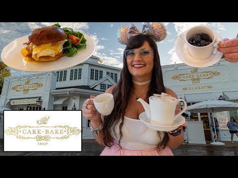 Cake Bake Shop BREAKFAST 🍰 Disney World Boardwalk food review