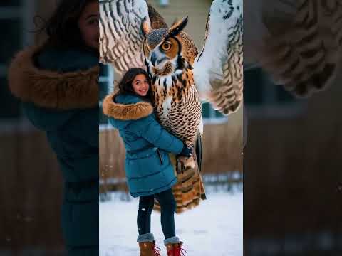 Can you guess its waight #ai #owl #birds #aibirds #shorts #aishorts #aivideos #viral #viralshorts