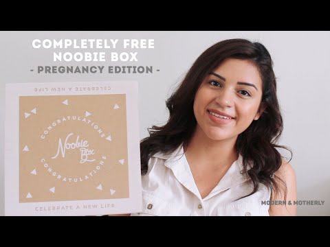 Noobie Box | Free Pregnancy Box | Unboxing | No S&H Totally Free!