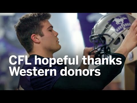 CFL hopeful thanks Western donors