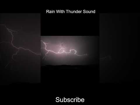 Rain with thunder sounds #shorts #youtubeshorts