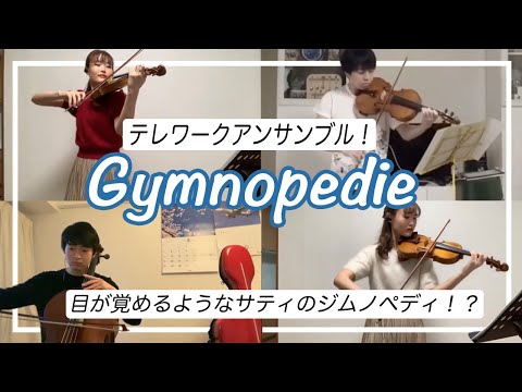 【テレワークアンサンブル２】おしゃれサティをそれぞれの家で弾いてアンサンブルしてみた！A New Satiesfaction Gymnopedie No.1！