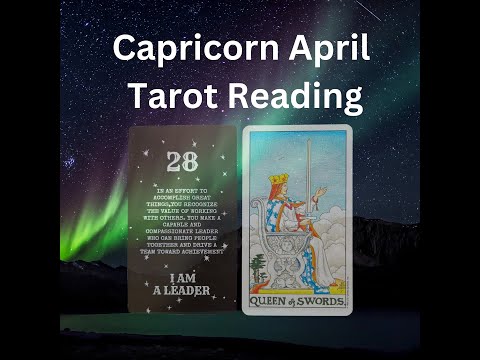 Capricorn April Tarot Reading 💖✨♑