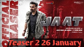 Jaat Teaser 2 Latest Updated Sunny Deol Randeep Hooda Action Movie Review Reaction