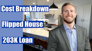 Cost Breakdown - 2000 Sqft Live and Flip in Baltimore!