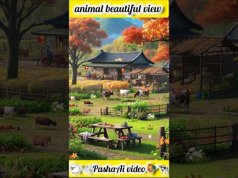 AI Animal Views & Beautiful House Escapes #ai #beautiful #shorts #animals