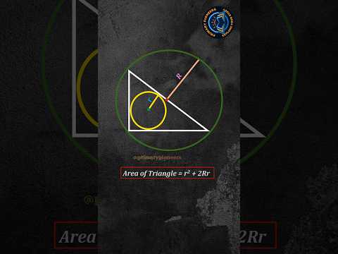 Incircle and circumcircle in Right angle Triangle #shorts #ytshorts #trending #viralvideo #maths